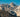 Scenic view of snowy Mount Whitney peaks under a clear blue sky