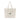 Sandy Vans Canvas Tote Bag — Zippered Beach Tote with Sunset Logo