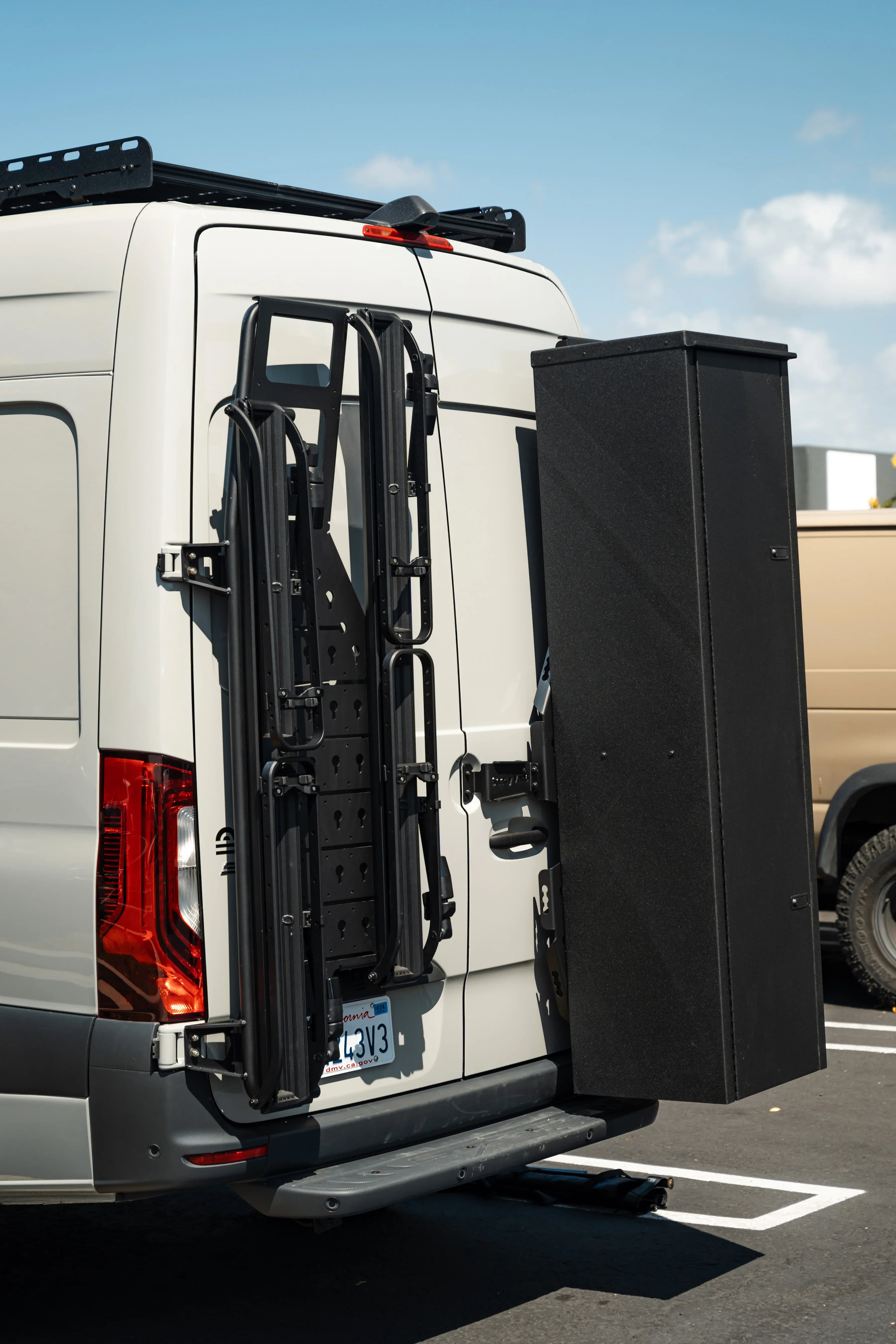 Van Rack Design Sprinter Van Rear Door Rack | No-Drill DIY | 2019+ VS30 – Sandy Vans