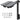 Lagun Table System in black with leg, arm, table plate, bracket and bolt kit