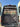 Rear Door Bug Screen covering both Sprinter rear doors with a center zipper and mountain art seen through the mesh