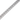 Top view of satin silver squared L-track