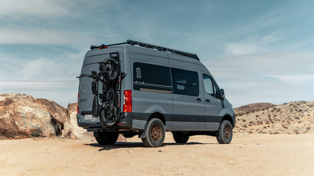 Van Back Rack Sprinter Van Rear Door Rack | No-Drill DIY | 2019+ VS30 – Sandy Vans