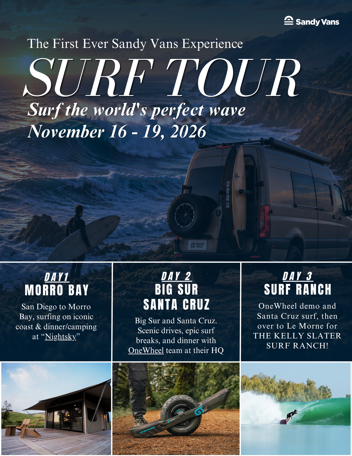 Enter To Win A Spot On The Sandy Vans Surf Tour!