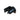 Black cylindrical automotive component with mounting bracket on a white background
