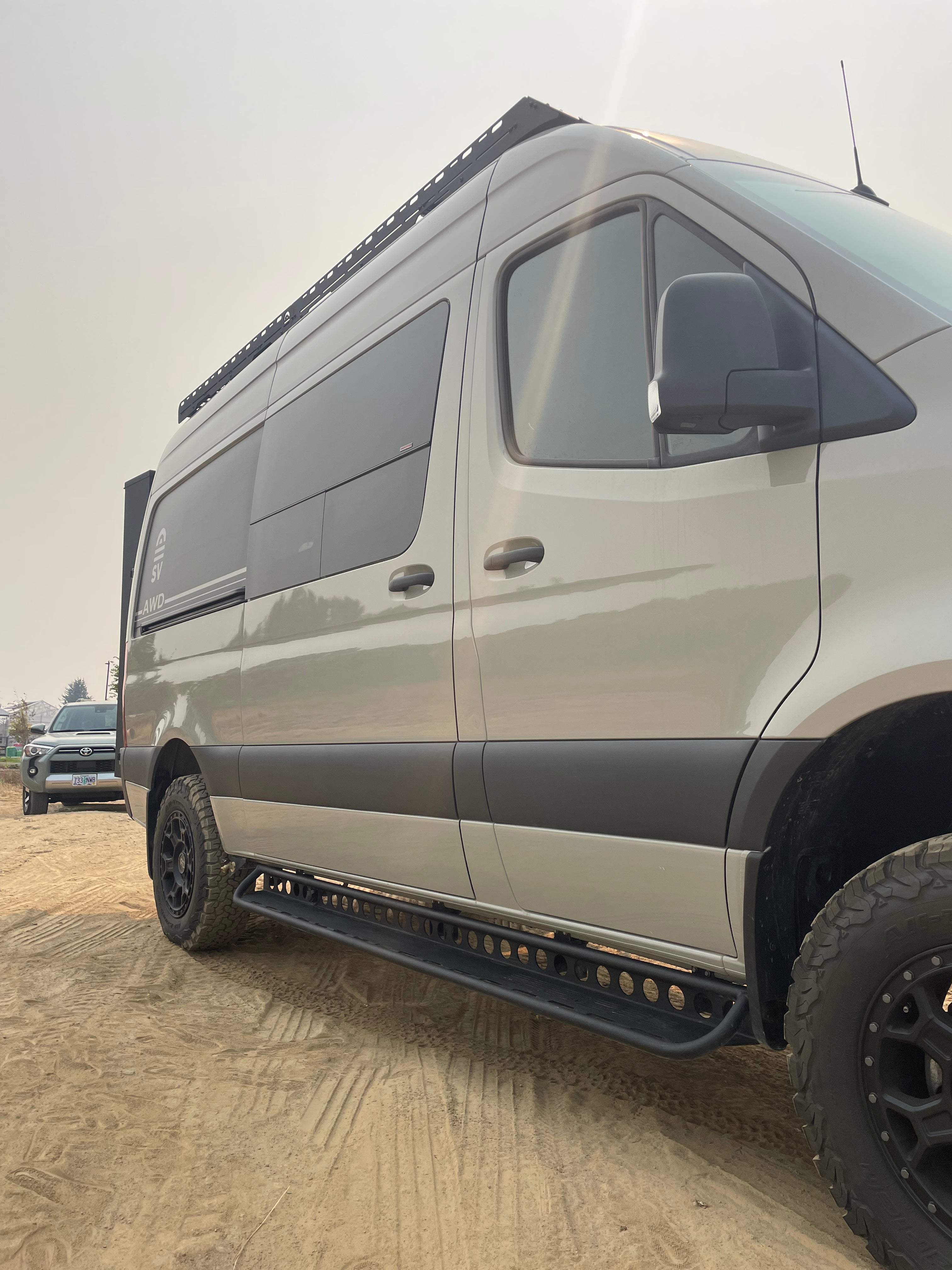 SV Sprinter Side Steps | Sandy Vans - San Diego, California