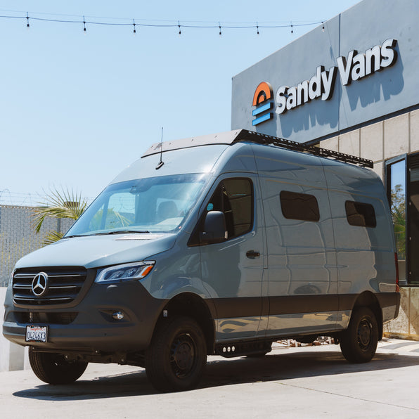 Sand Color Sprinter Van Sandy Vans | Luxury Adventure Sprinter Vans and Accessories